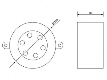 RGB LED-Unterwasserleuchte