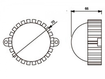 DIP LED-Punktstrahler