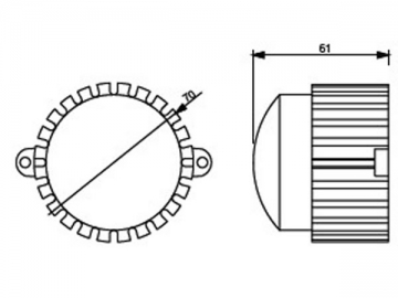 DIP LED-Punktstrahler