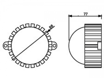 DIP LED-Punktstrahler