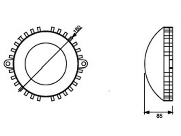 DIP LED-Punktstrahler