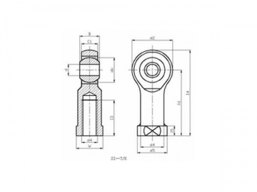 Wartungsfreie Radial-Gelenklager