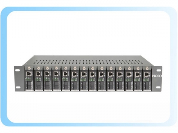 FTC-14 Medienkonverter Rack mit 14 Steckplätzen