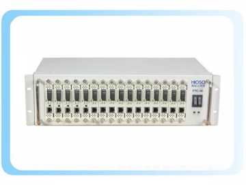 FTC-16 Medienkonverter Rack mit 16 Steckplätzen