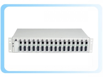 FTC-17B Medienkonverter Rack mit 17 Steckplätzen