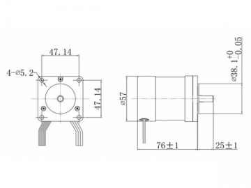 Bürstenlose Gleichstrommotor, 57 Serie