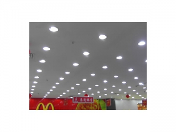 Rundes LED-Panel