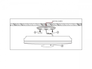 LED-Deckenleuchte, KS-M-Serie