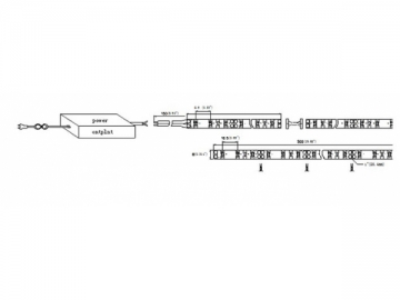 Flexibler LED-Streifen, SMD3528