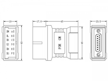 GM/Daewoo-12-Pin-Adapter