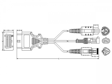 J1939 J1708-Kabel