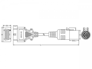 Iveco-30-Pin-Kabel
