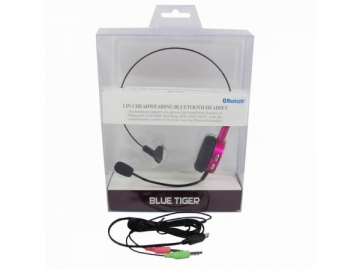 2-in-1- Bluetooth-Headset mit Kopfbügel